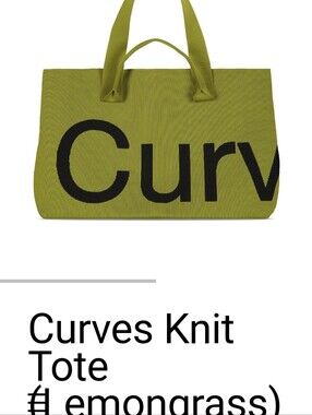 Curves by Sean Brown Curves Tote (Lemongrass)